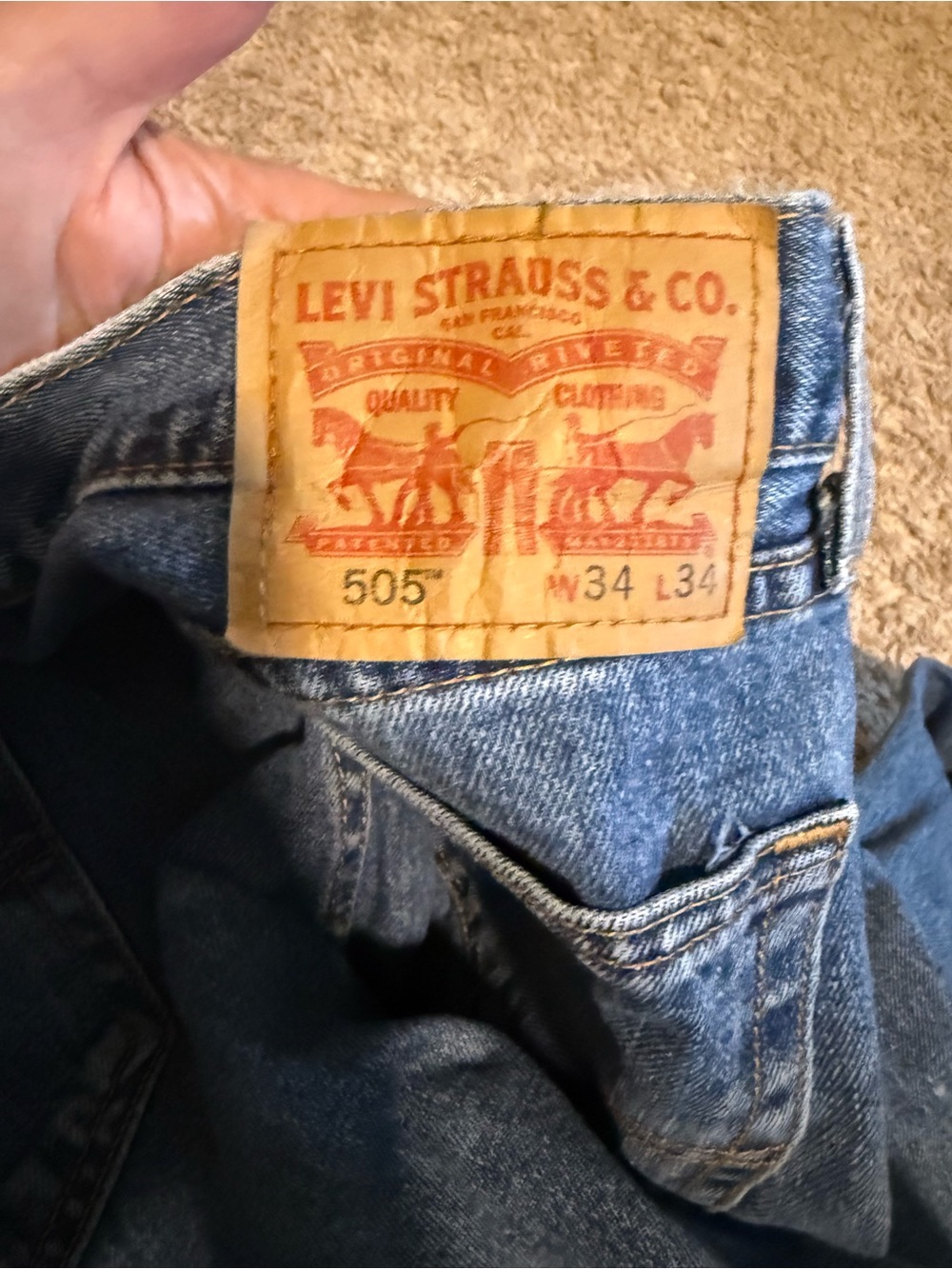 Levi's Men's Straight Jeans - Medium Blue
